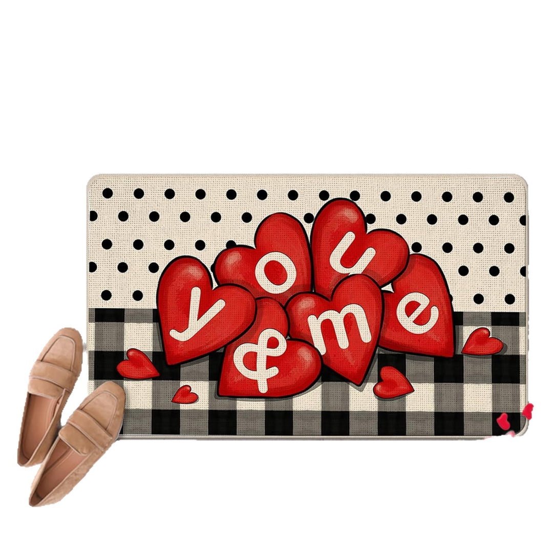 Romantic Floral Welcome Mat Kalsten