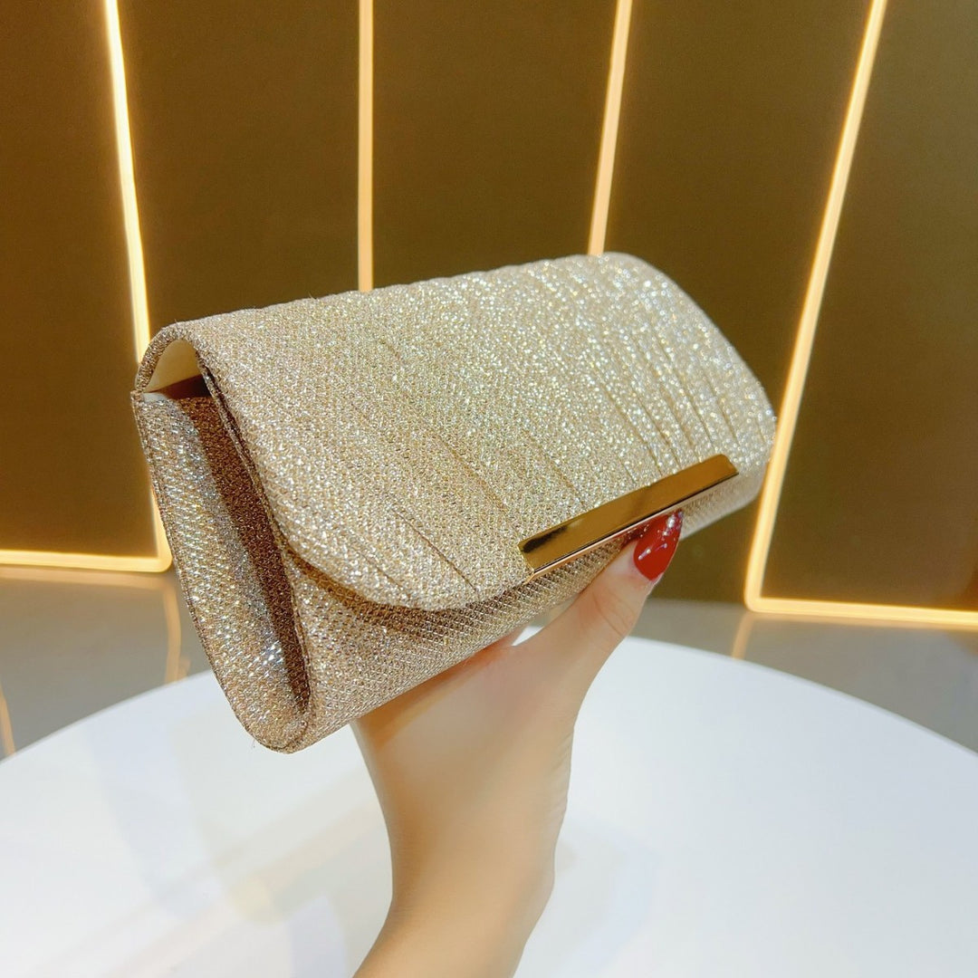 Elegant Textured Evening Clutch