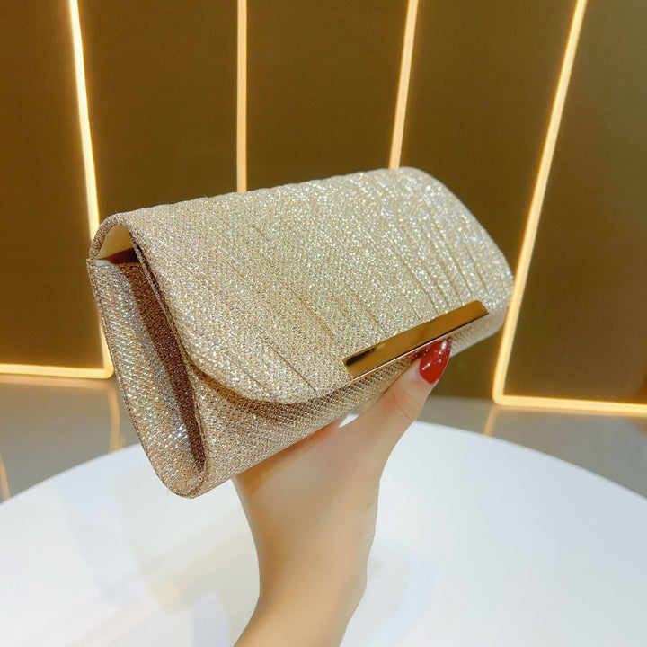Elegant Textured Evening Clutch