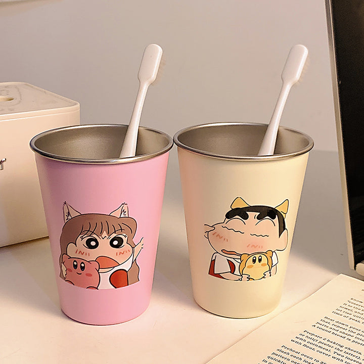 Stainless Steel Toothbrush Holder with Cute Cartoon Design Kalsten