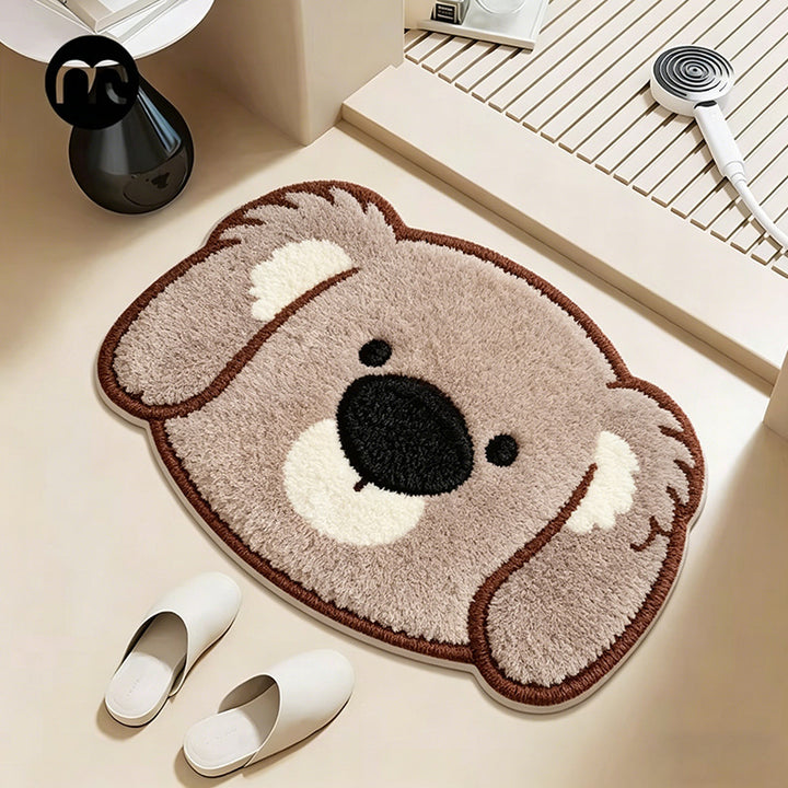 Cute Cartoon Fox Shaped Bath Mat
