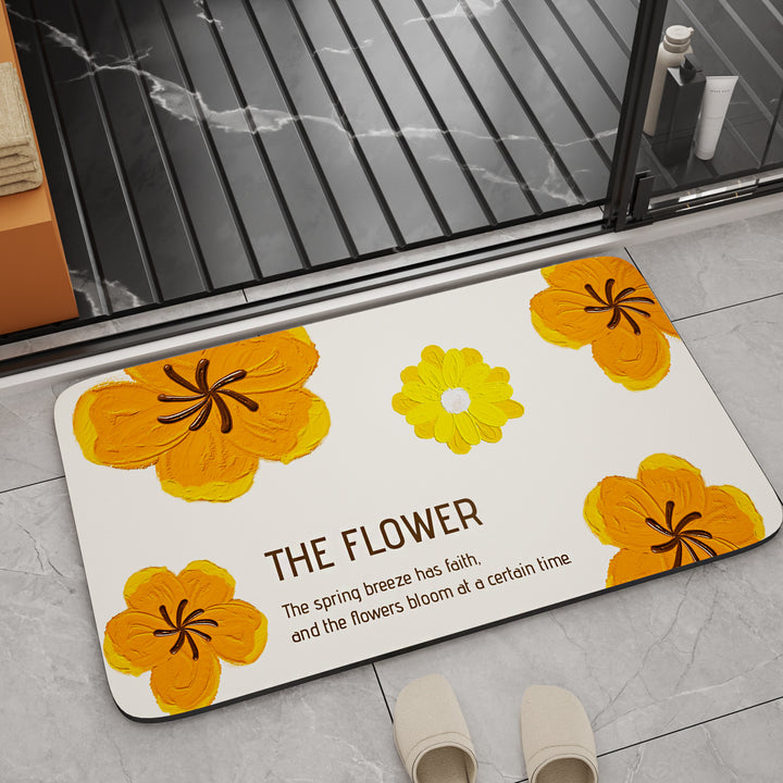 Inspirational Quote Bath Mat Kalsten