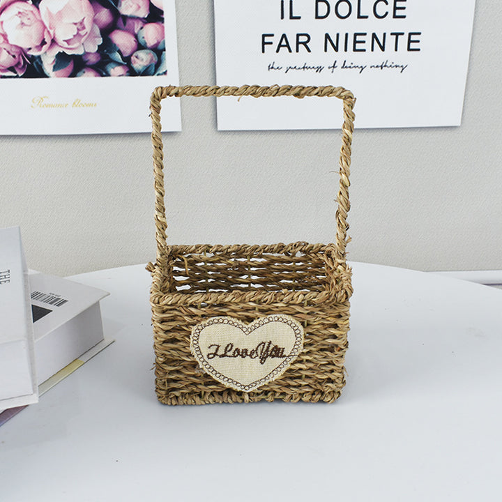 Handwoven Decorative Flower Basket Kalsten