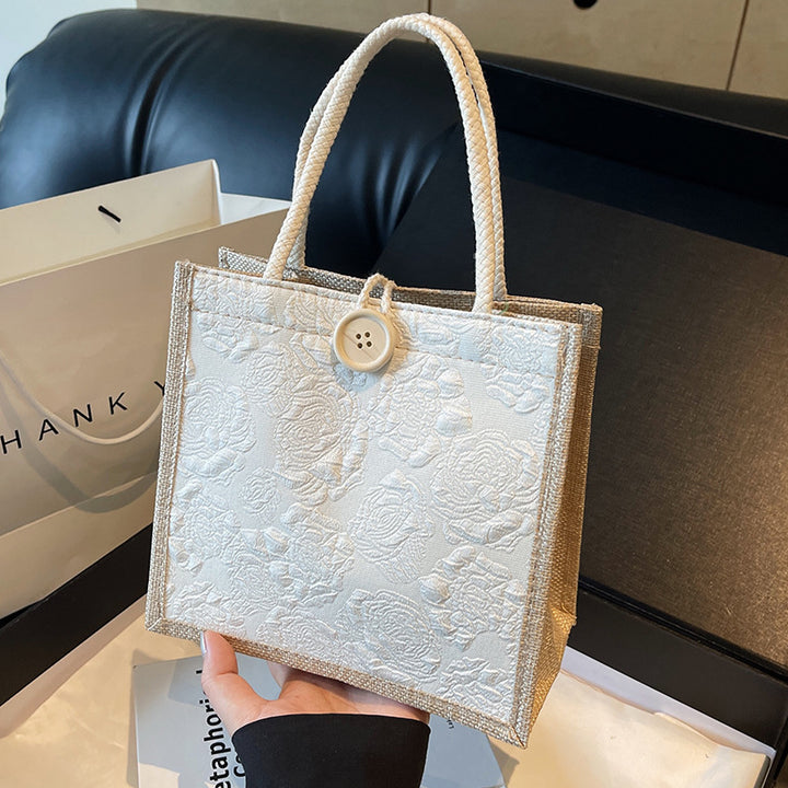 Charming Polka Dot Tote Bag