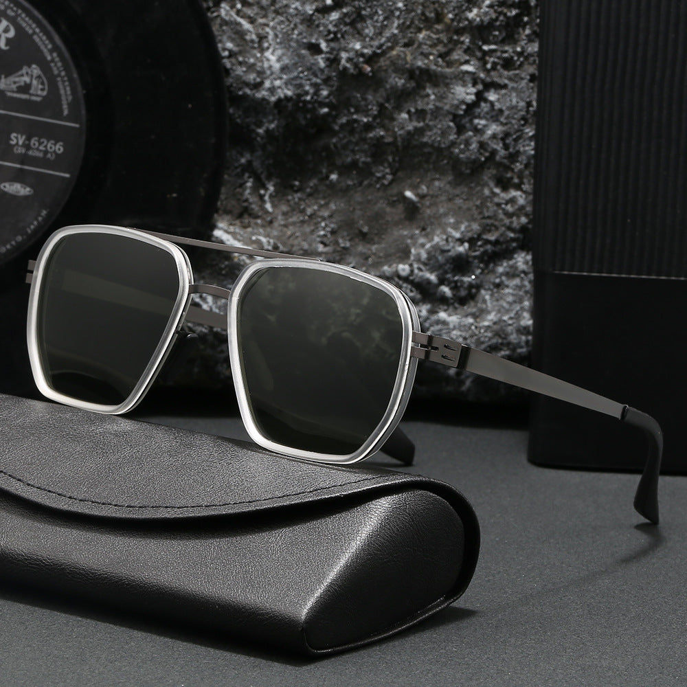 Ladies modern oversized square sunglasses Kalsten