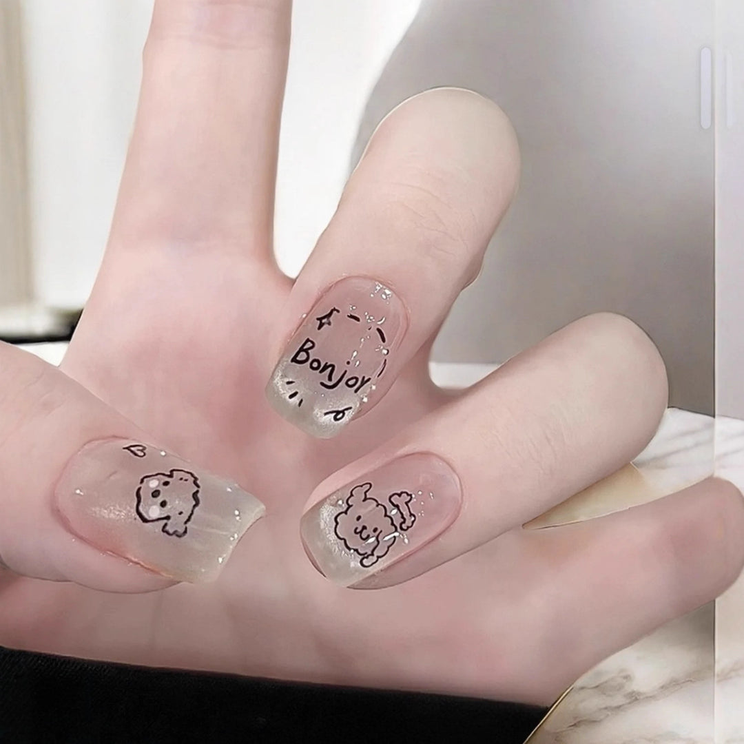 Creative Cartoon-Themed Press-On Nail Set Kalsten