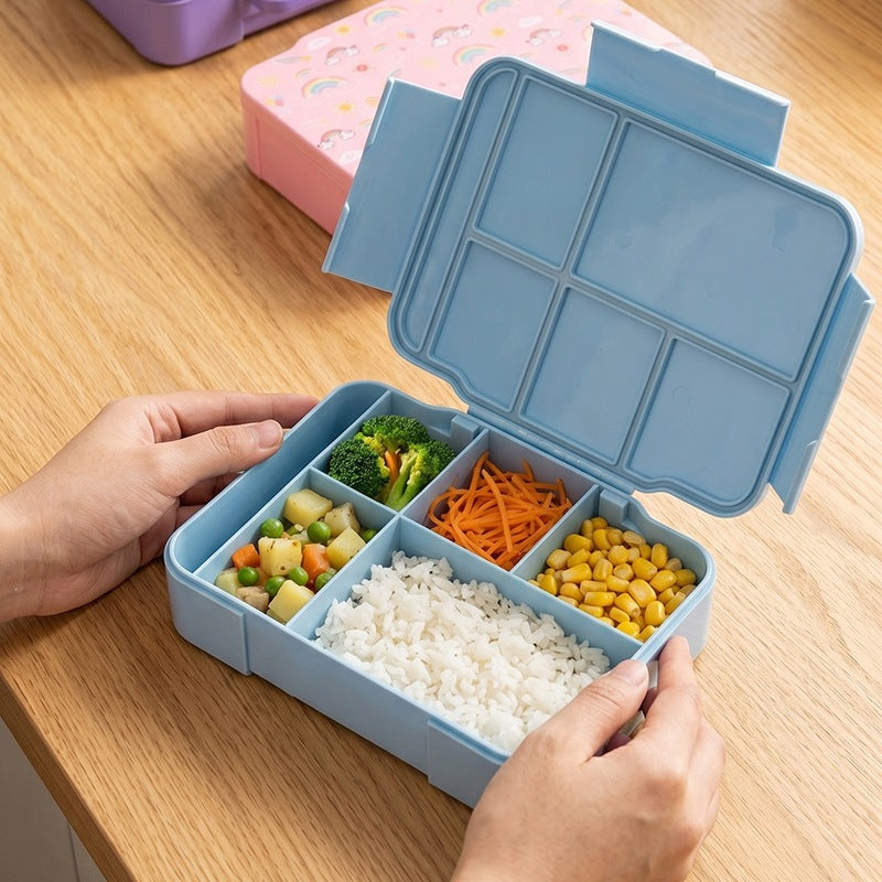 Multi-Compartment Lunch Box with Fun Design