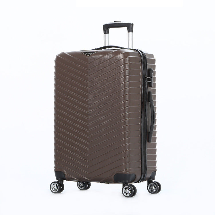 Unisex Chevron Patterned Hard Shell Travel Suitcase Kalsten
