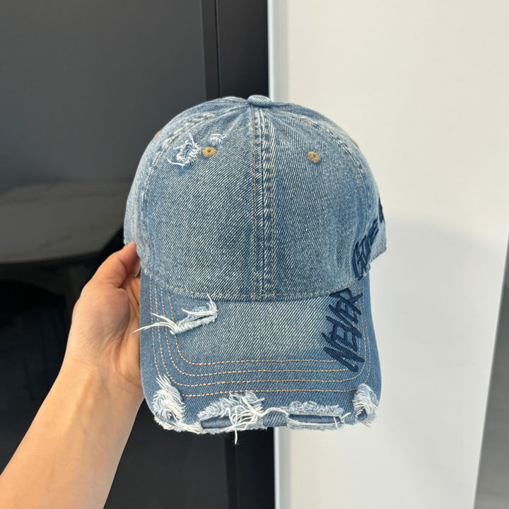 Women's Distressed Denim Baseball Cap Kalsten 1784083869