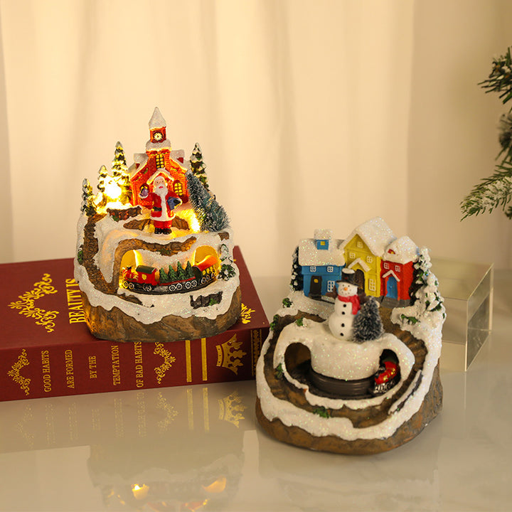 LED Illuminated Christmas Village Scene Kalsten