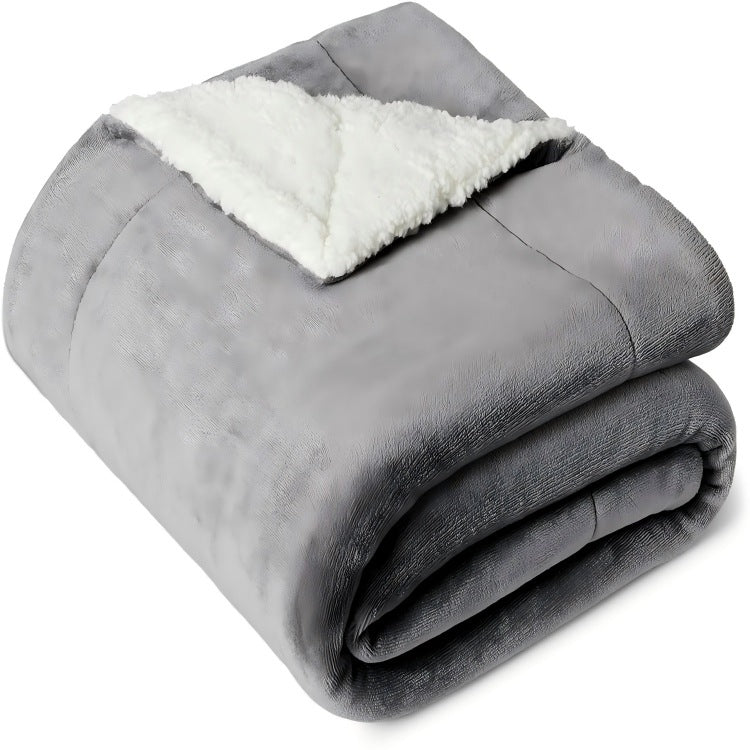 Reversible Plush Sherpa Blanket Kalsten