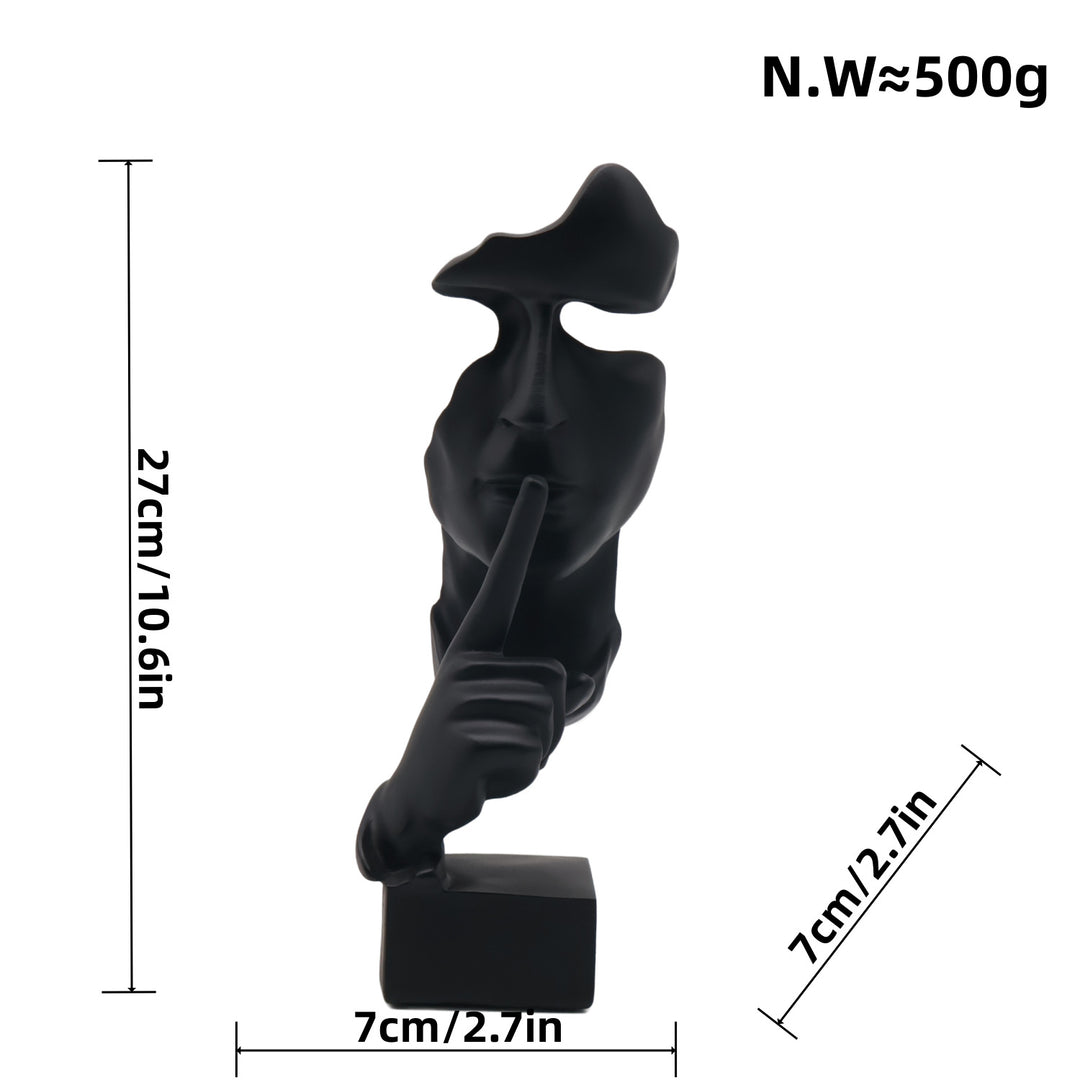 Artful figure with shield motif Kalsten