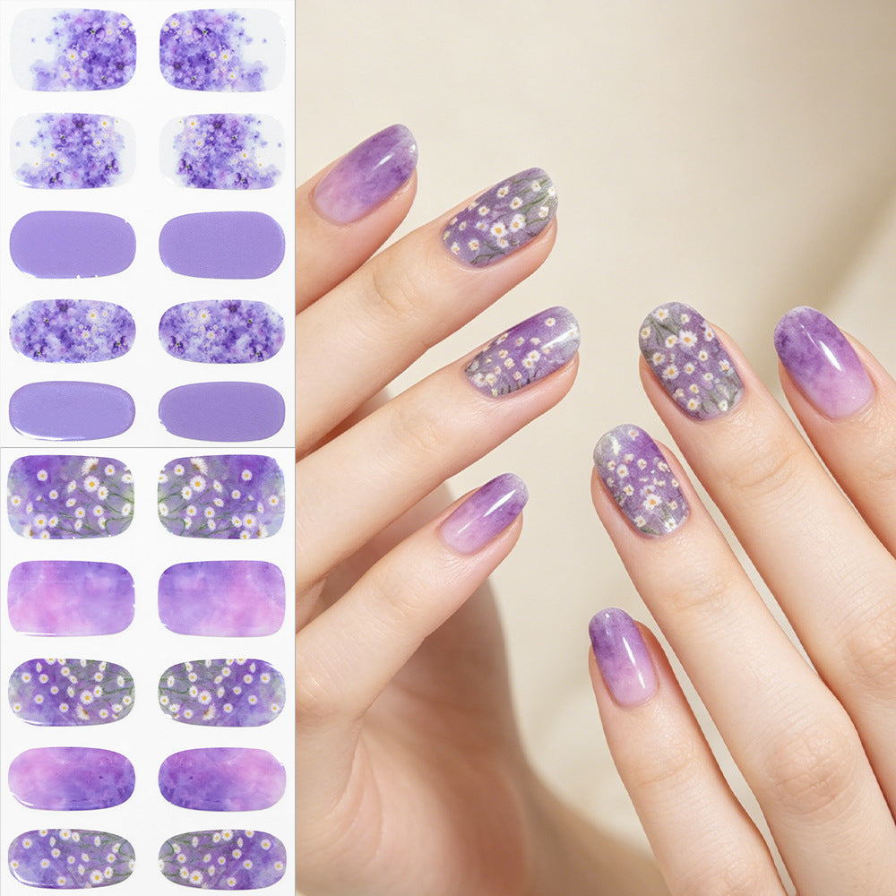 Floral Design Nail Wraps