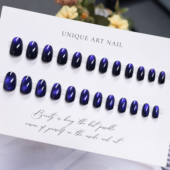 Glossy Long-Lasting Press-On Nail Set