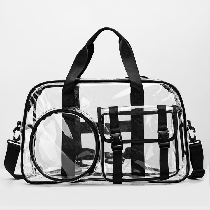 Transparent sports and travel bag with practical compartments Kalsten