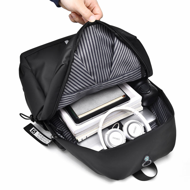 Functional backpack with ergonomic design and zippered compartments Kalsten