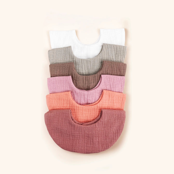 Soft Muslin Baby Feeding Aprons kalsten