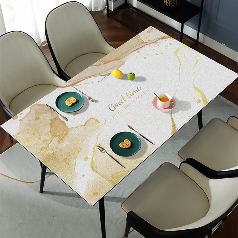 Elegant Marble Design Table Runner for Dining