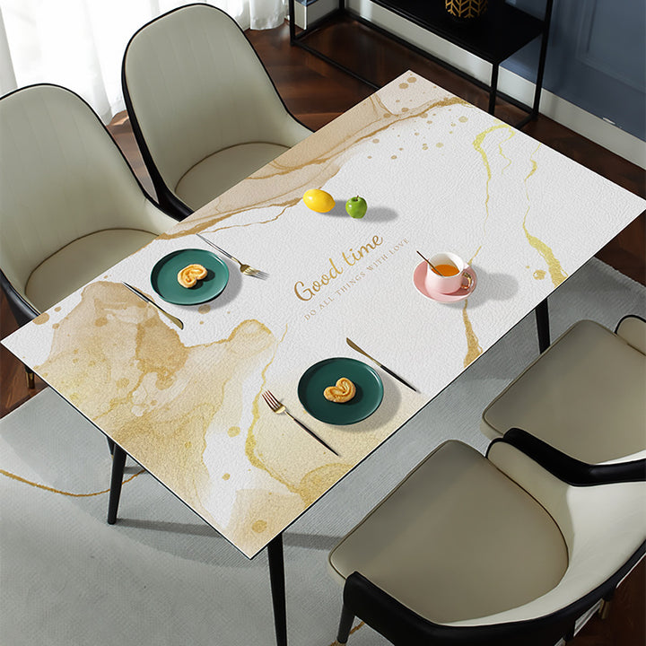 Elegant Marble Design Table Runner for Dining