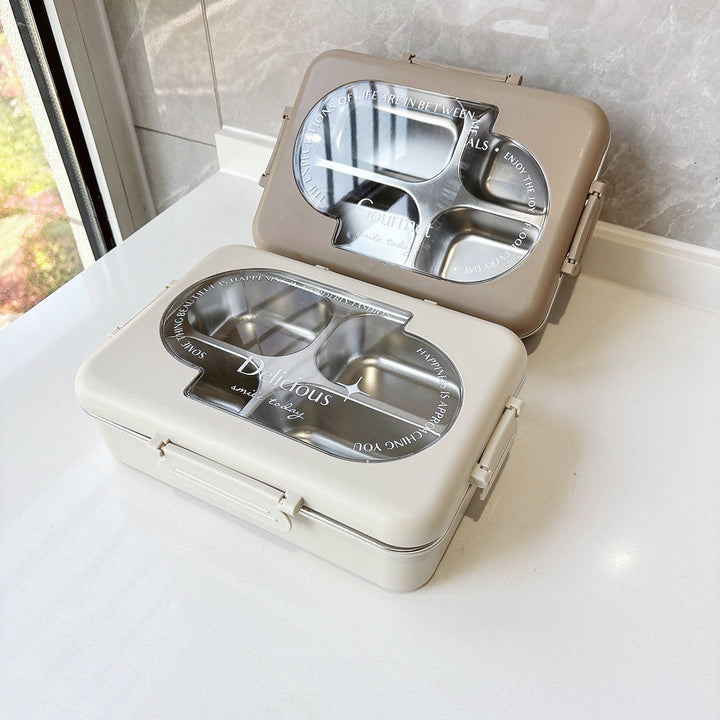 Multi-Section Stainless Steel Lunch Box