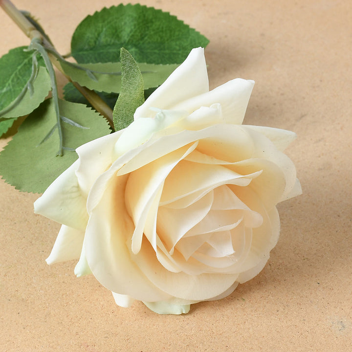 Realistic Silk Rose Decoration
