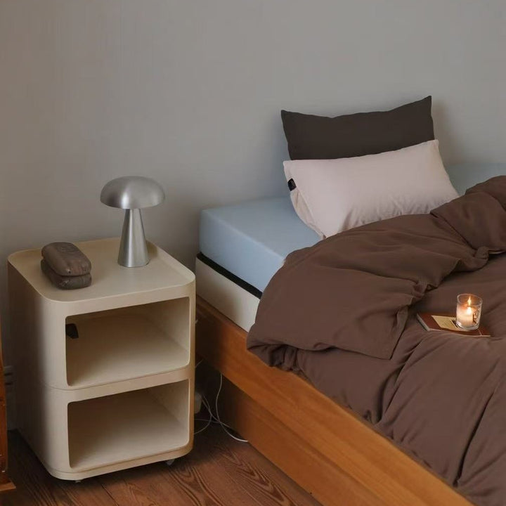 Premium cotton satin duvet cover set with fitted sheet and pillowcases