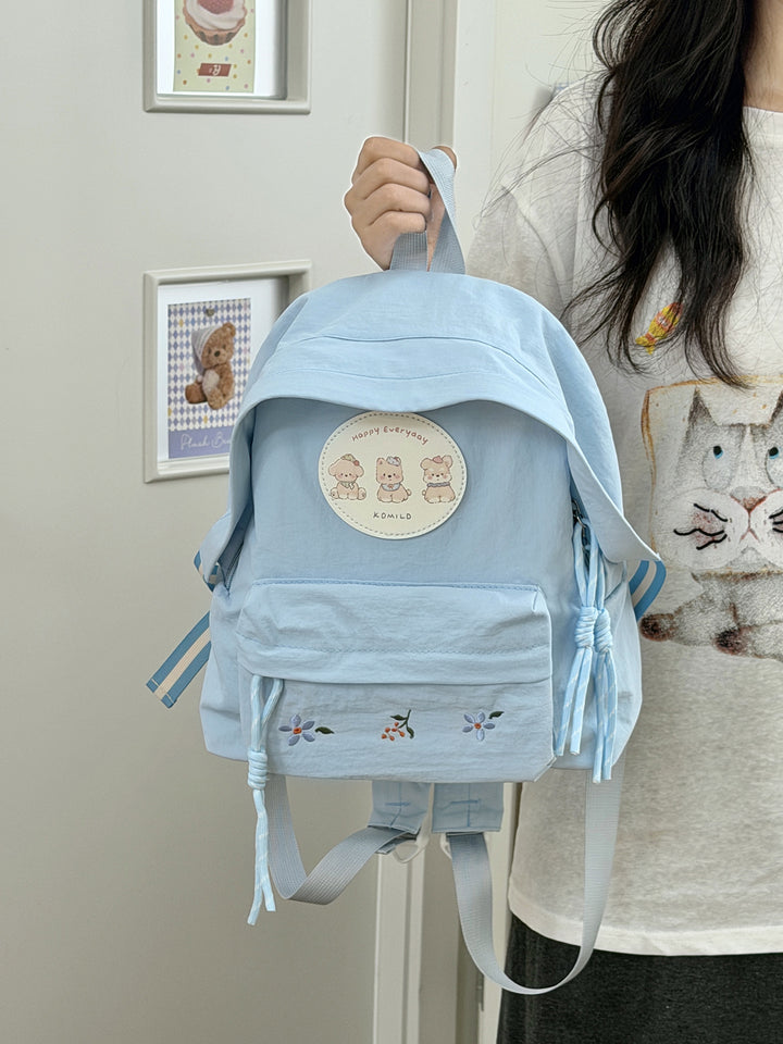 Embroidered Casual Backpack Kalsten