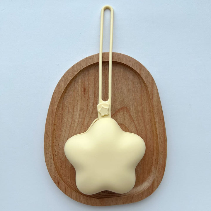 Silicone Star-Shaped Coin Purse with Elastic Wrist Strap