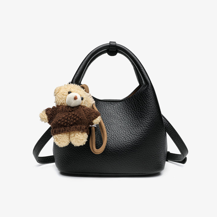 Chic Leather Handheld Tote Bag