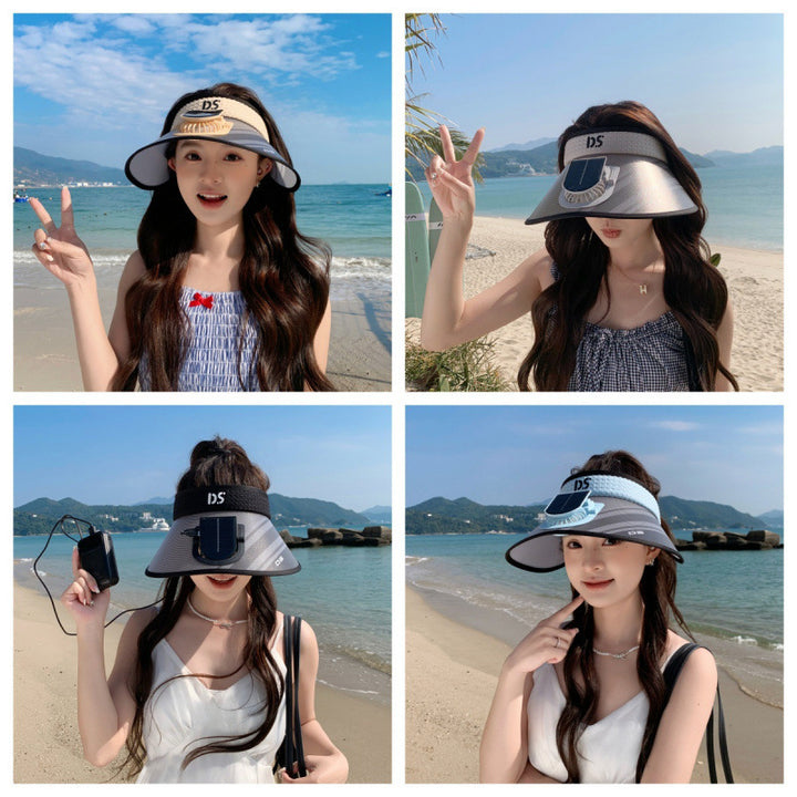 Adjustable sun visor with UV protection and padded headband Kalsten