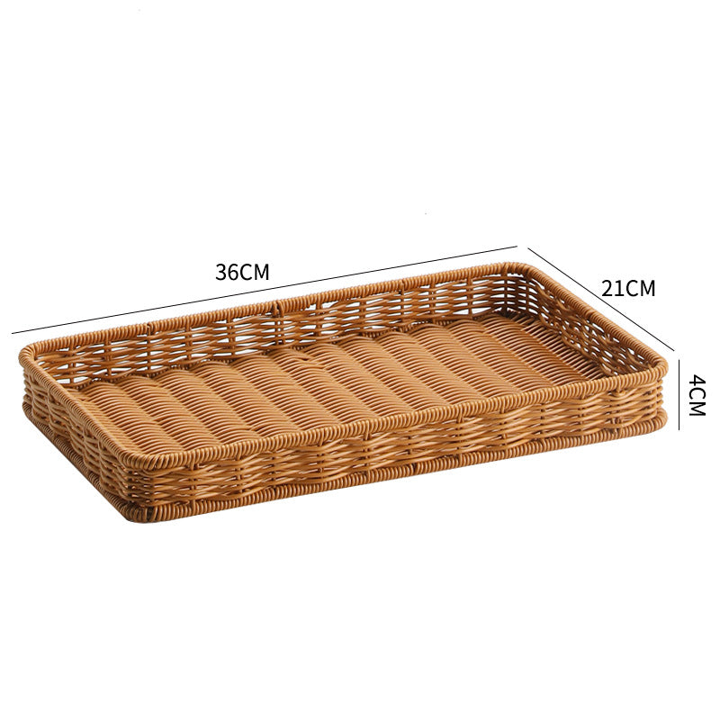 Woven Storage Serving Tray Kalsten