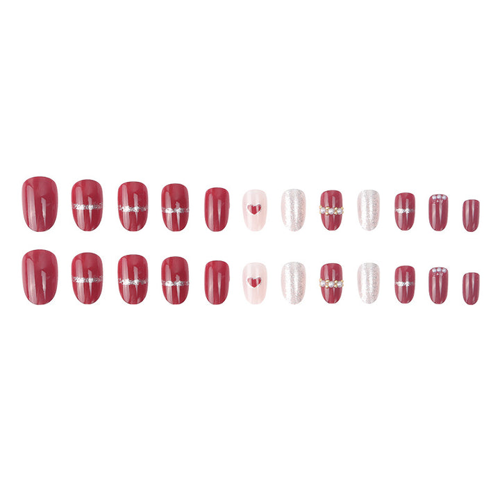 Glamorous Nail Art Press-On Set Kalsten