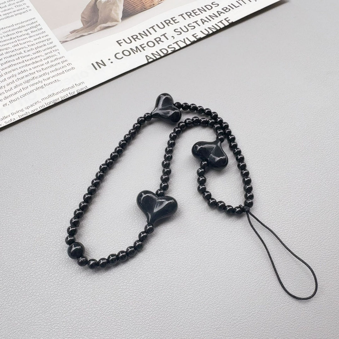 Heart-Shaped Beaded Eyewear Chain Kalsten