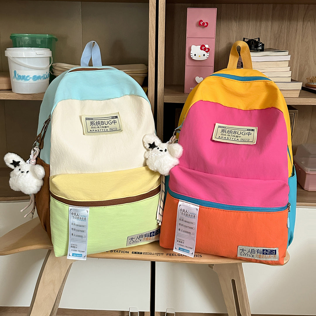 Colorful Multi-Compartment Backpack Kalsten