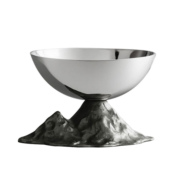 Mountain-Inspired Decorative Serving Bowl