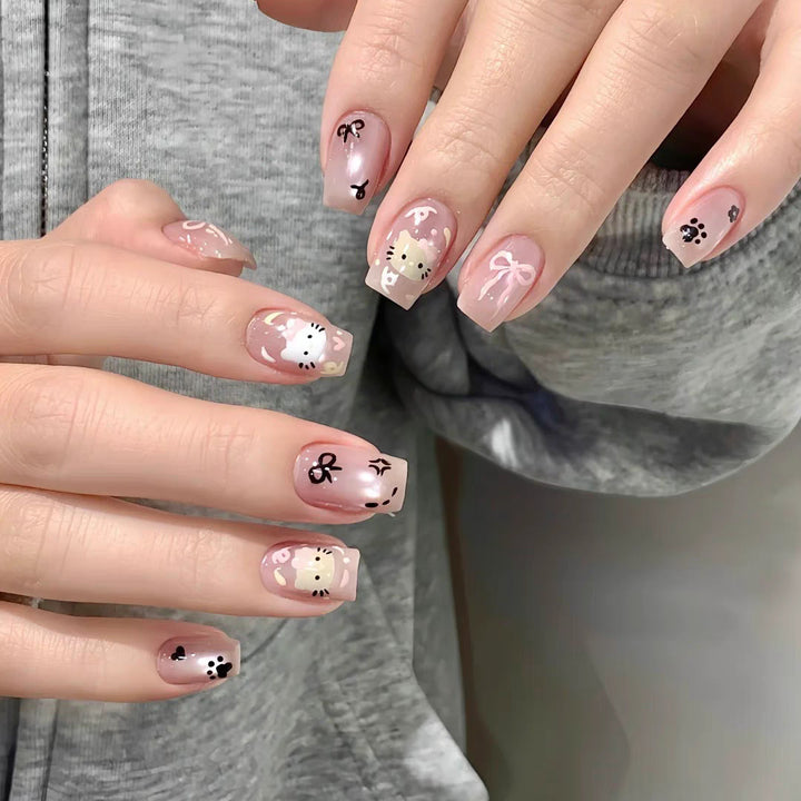 Playful Character-Themed Press-On Nail Set Kalsten