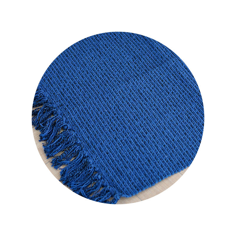 Round woven fabric sample for upholstery and furniture covering fabric Kalsten