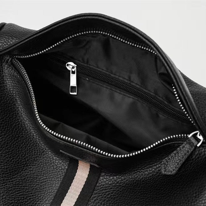 Versatile Leather Messenger Bag