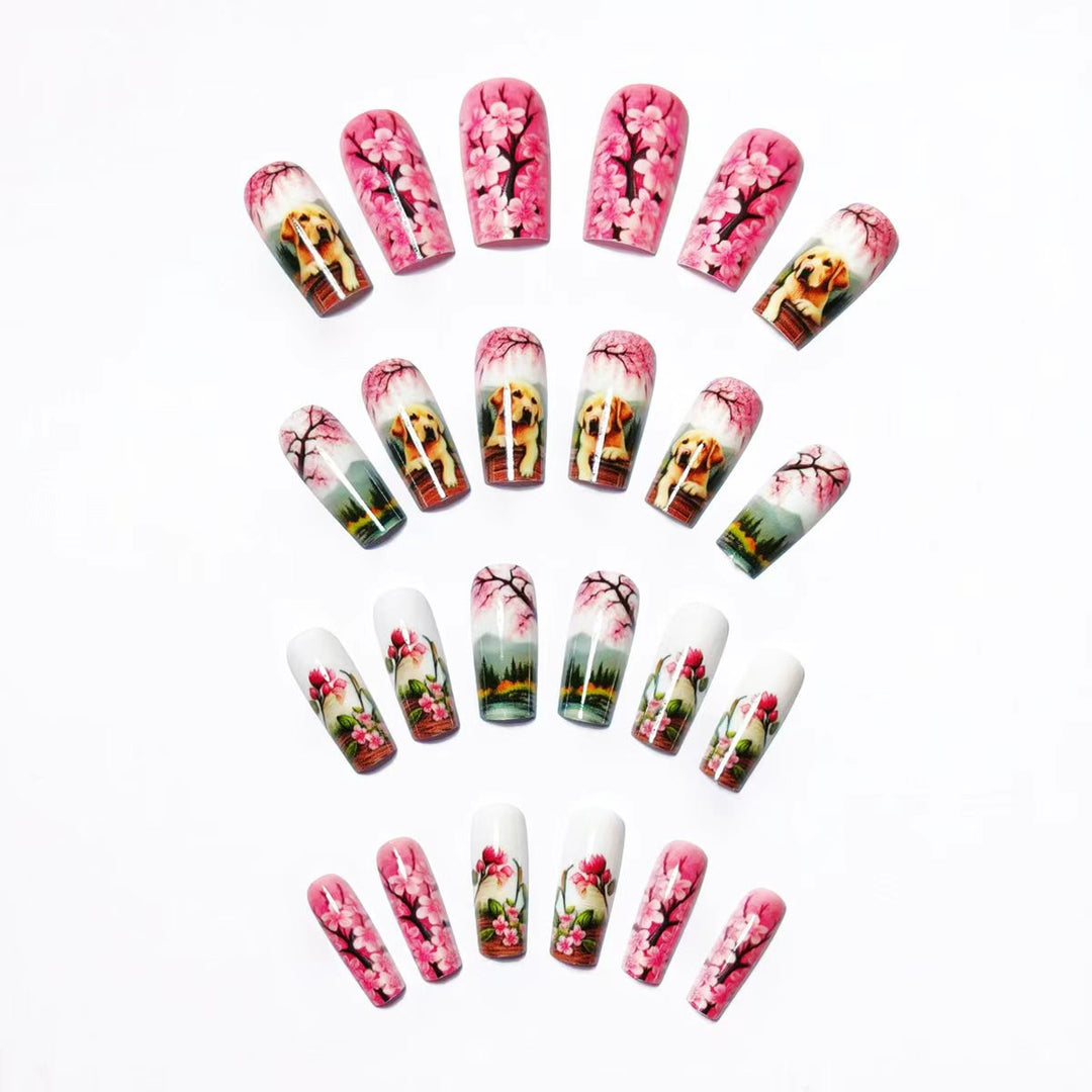 Artistic Pet-Themed 3D Nail Art Kalsten