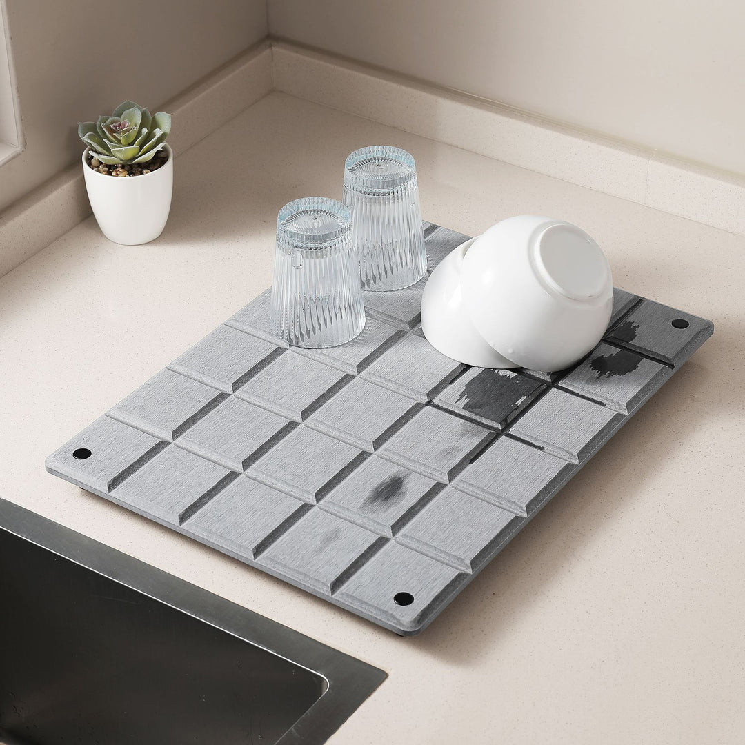 Multi-Textured Kitchen Drying Mat Kalsten
