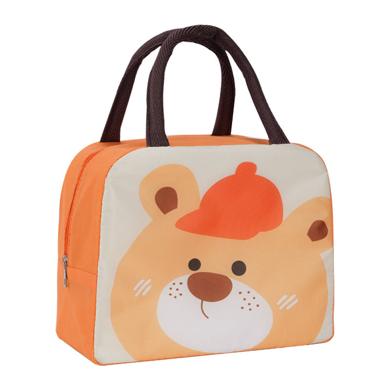 Insulated Lunch Cooler Bag with Cute Animal Design
