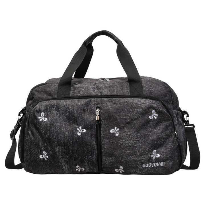 Stylish Embroidered Travel Duffel