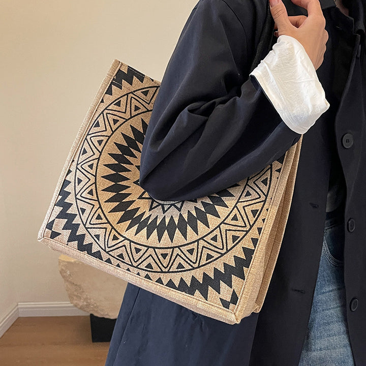 Eco-Friendly Jute Shopping Tote Bag