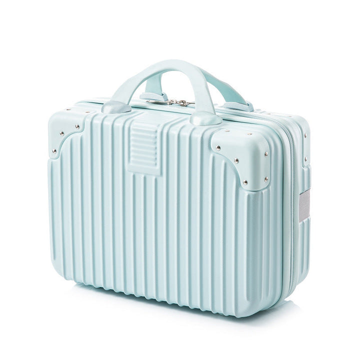 hard-shell cosmetic travel case with double top handles and reinforced corner protectors Kalsten