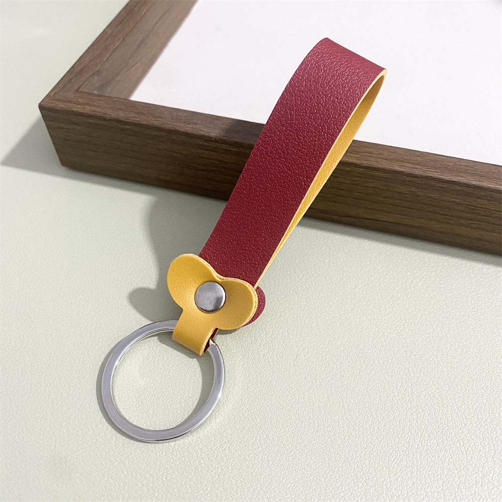 Floral Leather Keyring kalsten