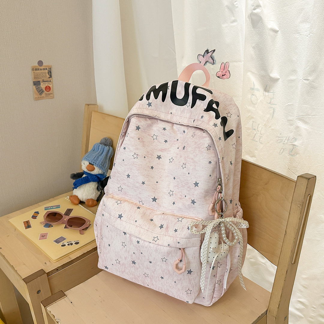 Casual Star-Embellished Backpack Kalsten