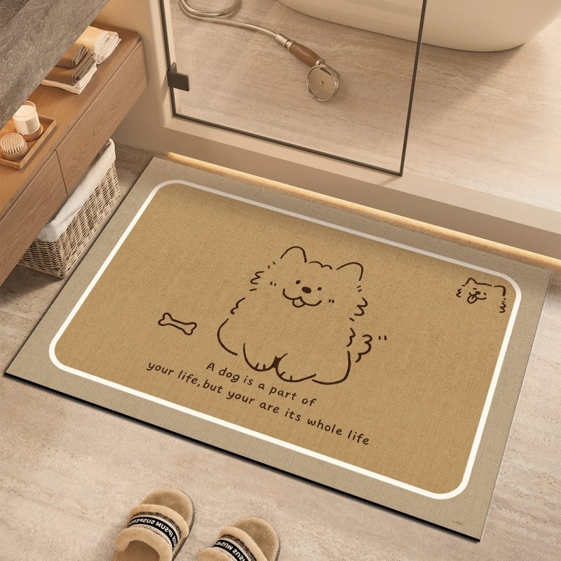 Cartoon-Themed Pet Mat Kalsten