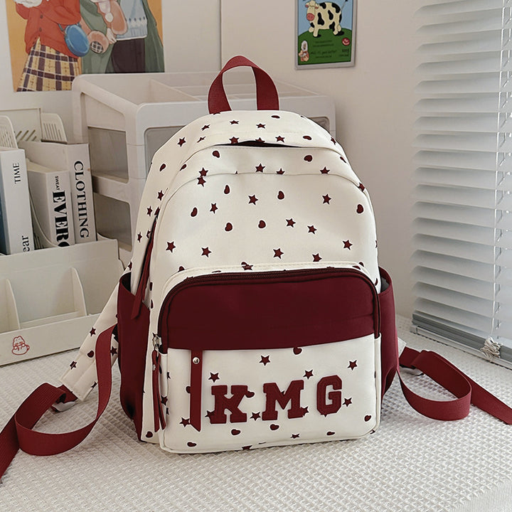 Casual Star-Patterned Backpack Kalsten 1791204760