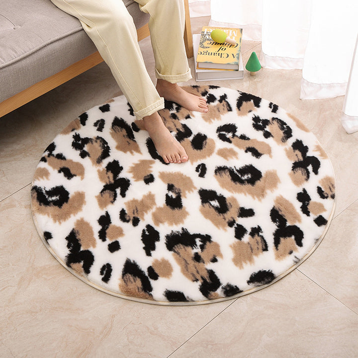 Soft Plush Round Area Rug for Home