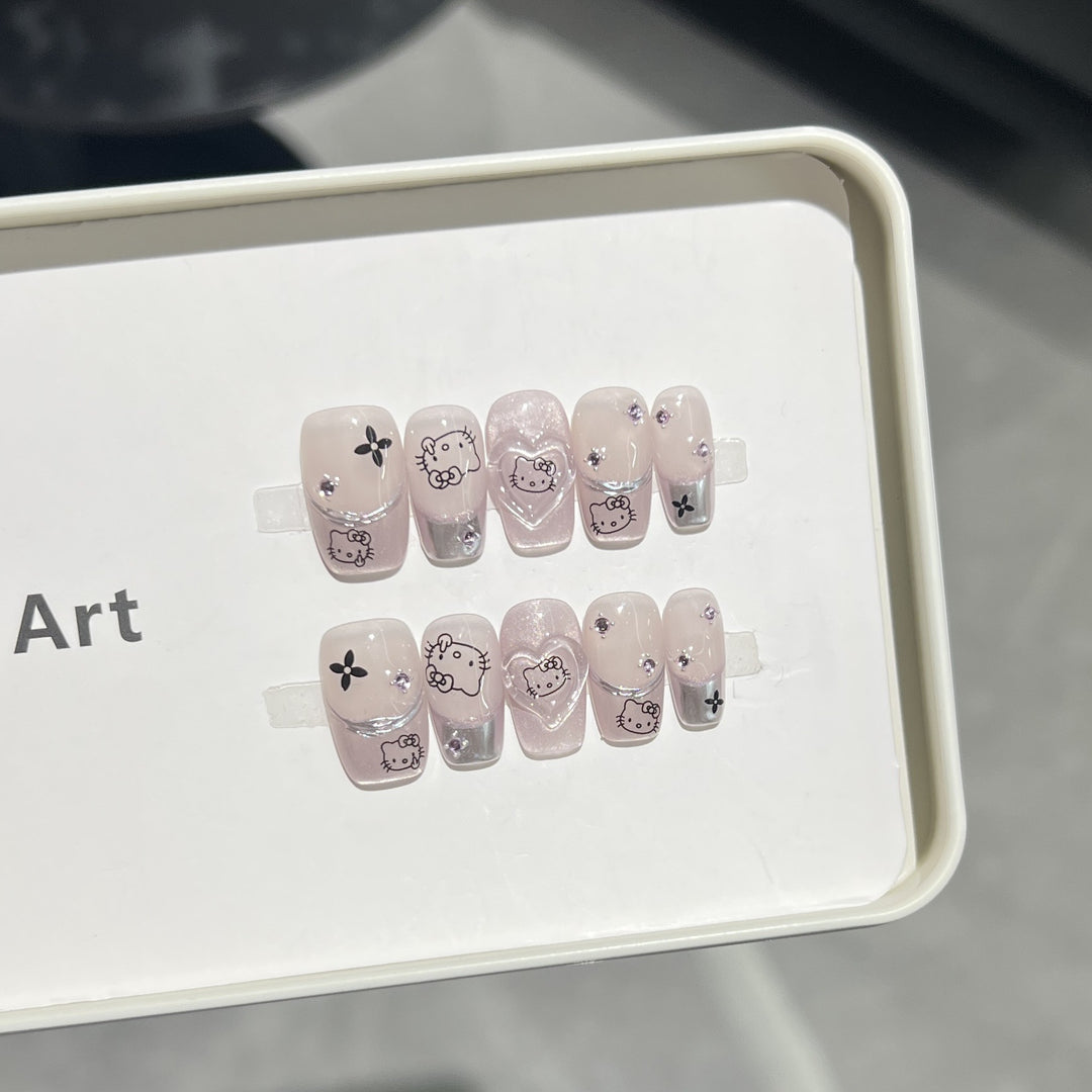 Themed Press-On Nail Art Kalsten